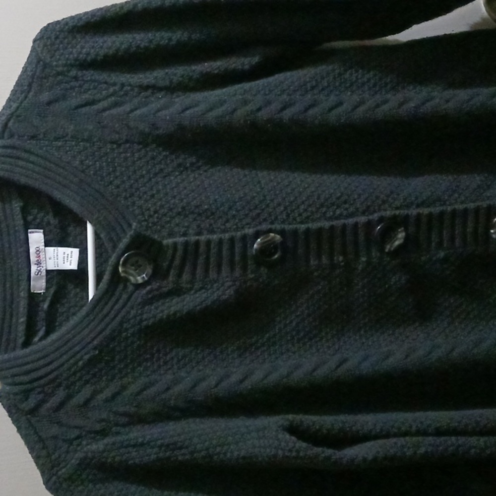 Style and co. Women's Small button-down knit sweater